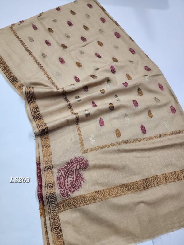 Pure Lawn Self Shawls Jackard Work