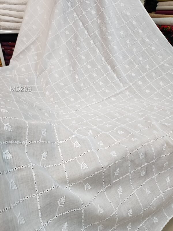 Lawn Chikankari Jaal Embroidered Dupatta
