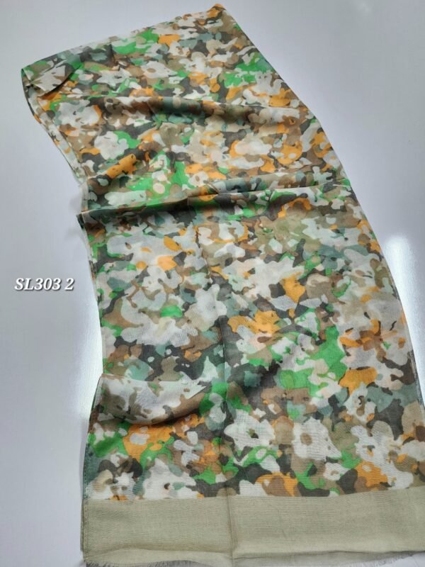 Pure Lawn Printed Stole Digital Print