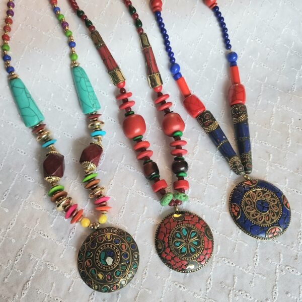 Pendant Necklace | Handmade Stonework - Image 3