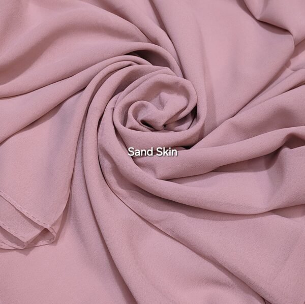 Plain Georgette Chiffon Stoles/ Hijabs - Image 9