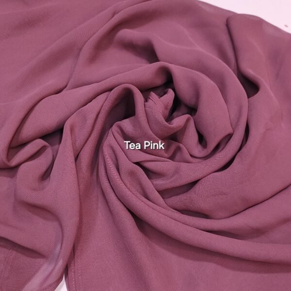 Plain Georgette Chiffon Stoles/ Hijabs - Image 6