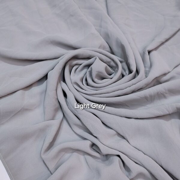 Plain Georgette Chiffon Stoles/ Hijabs - Image 3