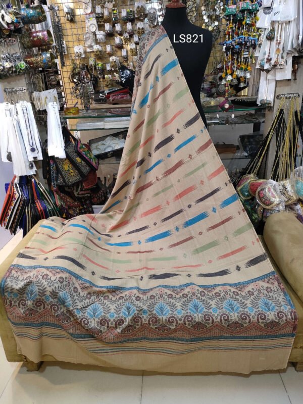 Pure Lawn Self Jacquard Shawl