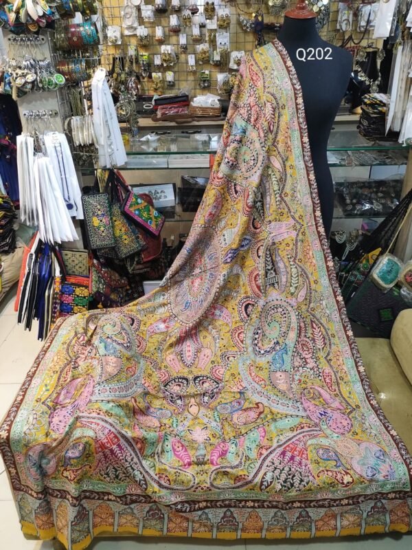 Qalamkar Toosh Shawl Made in Kashmir