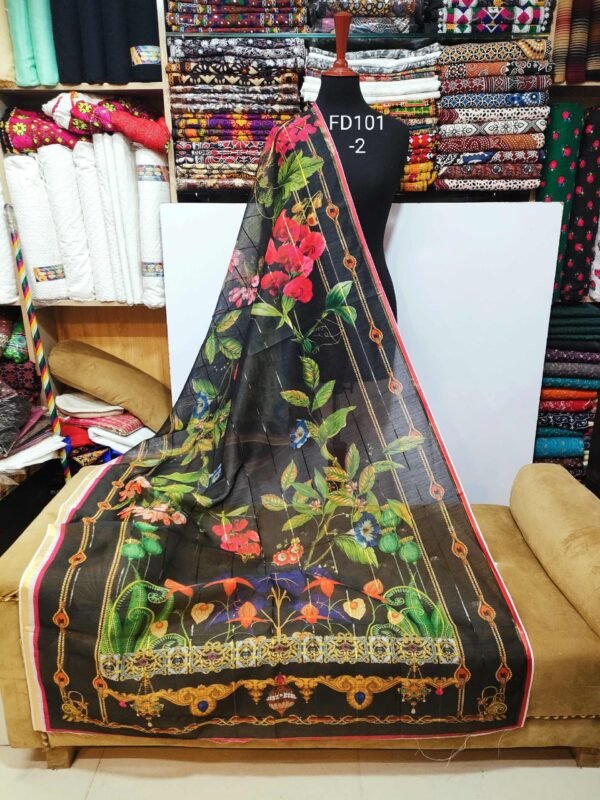 Monal Digital Printed Diamond Dupatta (Lawn Masoori)