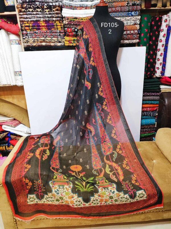 Monal Digital Printed Diamond Dupatta (Lawn Masoori)