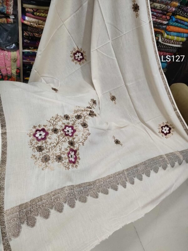 Pure Lawn Embroidered Shawl