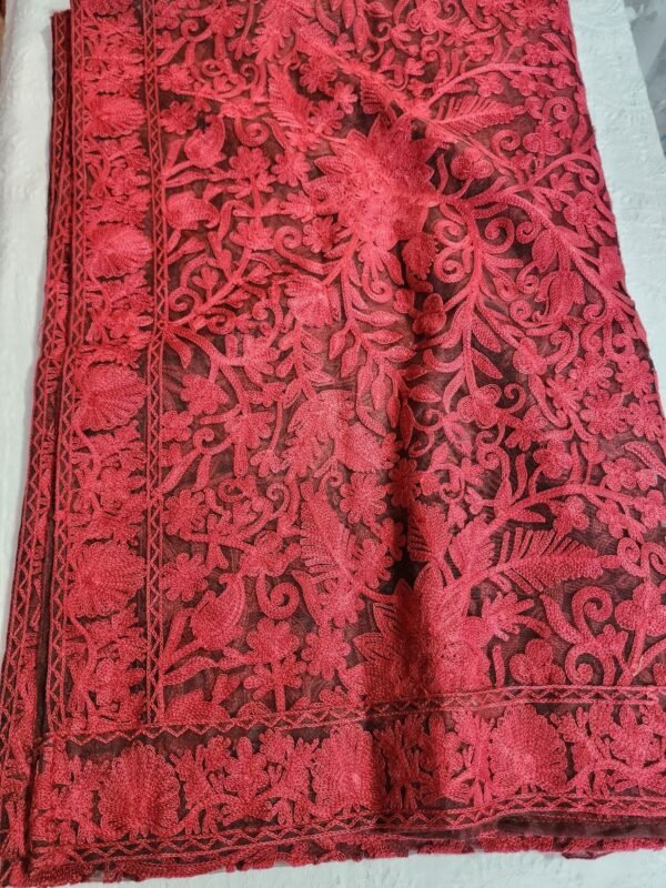 Organza Gulabkar Embroidered Dupatta