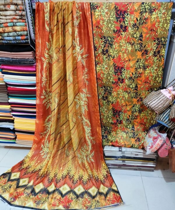 3 Piece Pure Lawn Suit Diamond Dupatta