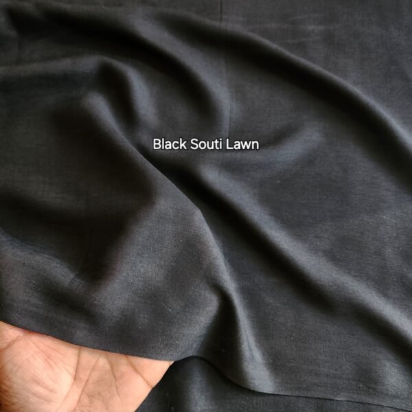 Black Souti Lawn Dupatta Non See Through
