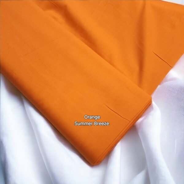 Plain Summer Breeze 2 Pc Suit | Orange