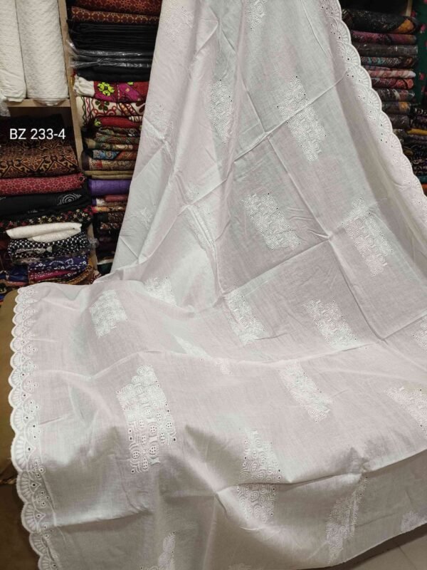 Summer Breeze Chikankari Lawn Shawl