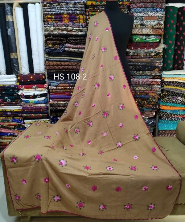 Handmade Pure Lawn Shawl - Image 2