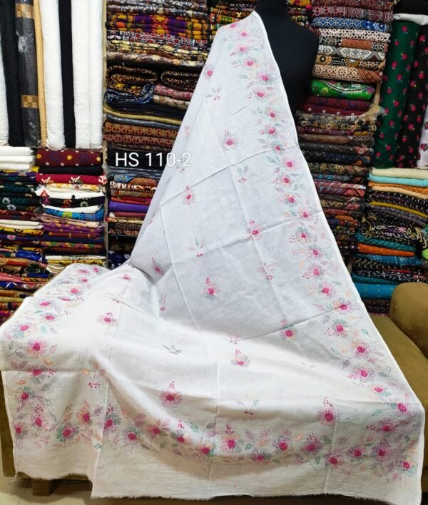 Handmade Pure Lawn Shawl - Image 2