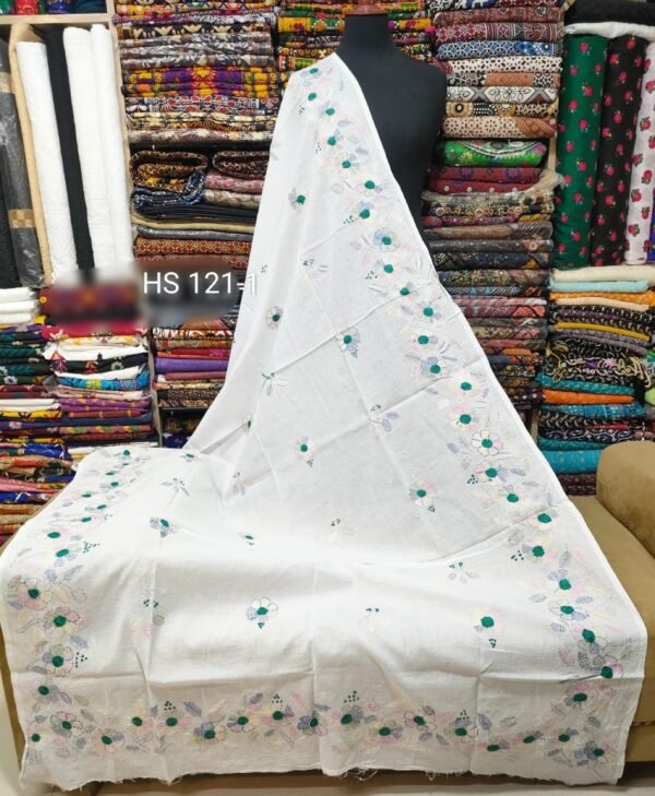 Handmade Pure Lawn Shawl - Image 2