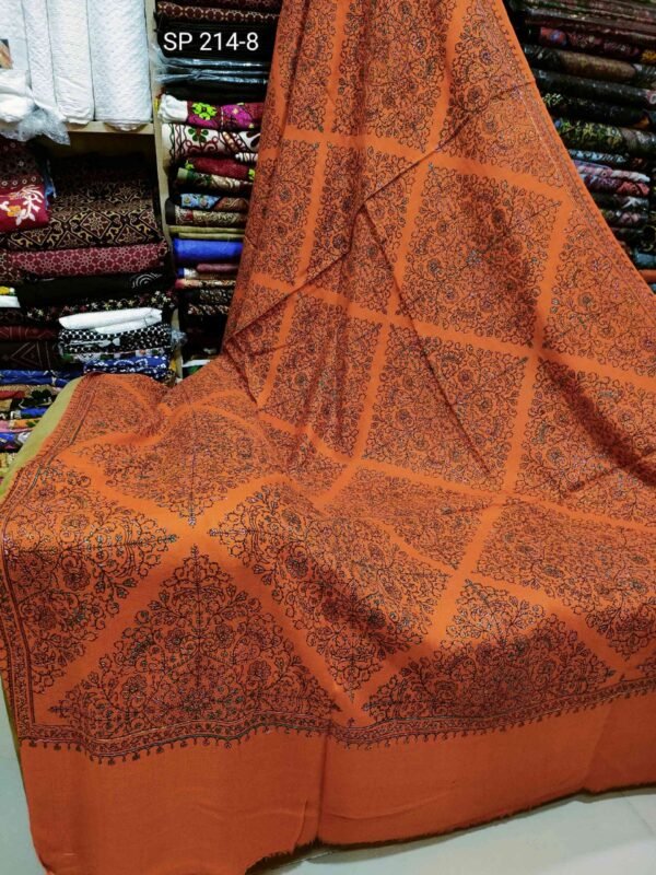 Pashmina Shawl | Print and Embroidery