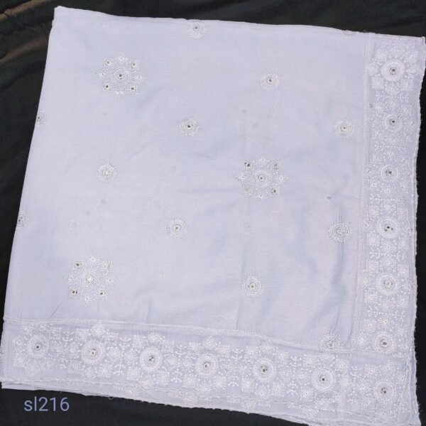 Swiss Lawn Embroidered Shawl