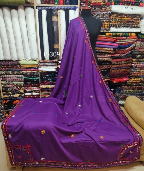 Handmade Balochi Shawl Swiss Lawn 25% OFF