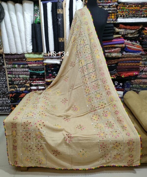 Handmade Pure Lawn Shawl - Image 2