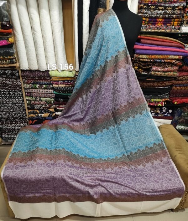 Pure Lawn 3D Self Jacquard Shawl