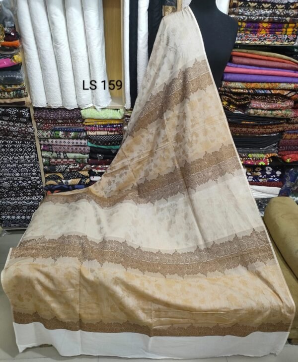 Pure Lawn 3D Self Jacquard Shawl