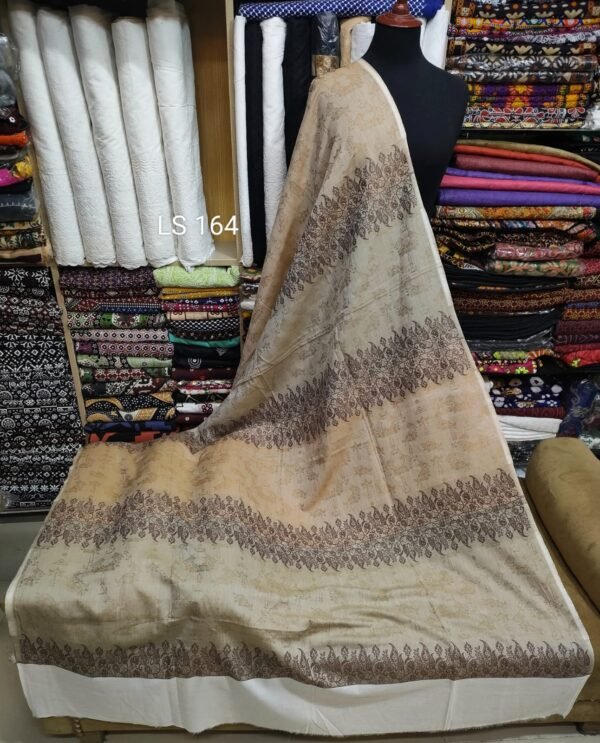 Pure Lawn 3D Self Jacquard Shawl