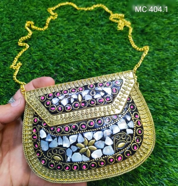 Medium Handmade Metal Clutch