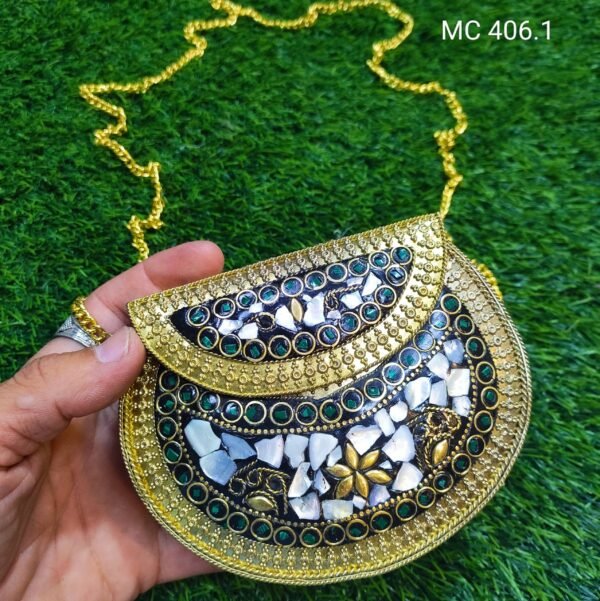 Medium Handmade Metal Clutch