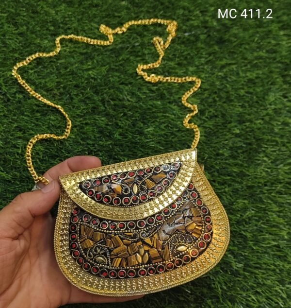 Medium Handmade Metal Clutch