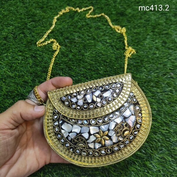 Medium Handmade Metal Clutch