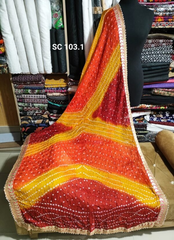 Dupatta | Silk Gota Chunri