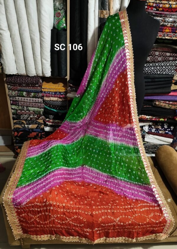 Dupatta | Silk Gota Chunri