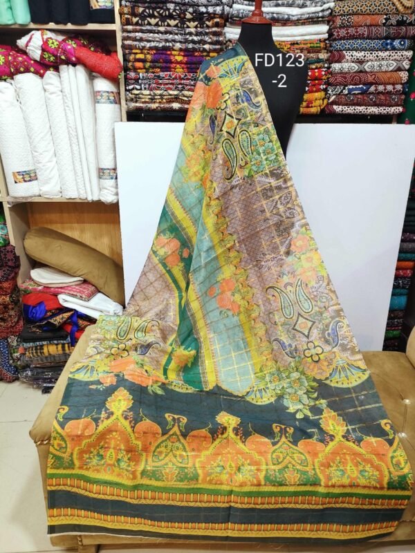 Monal Digital Printed Diamond Dupatta (Lawn Masoori)