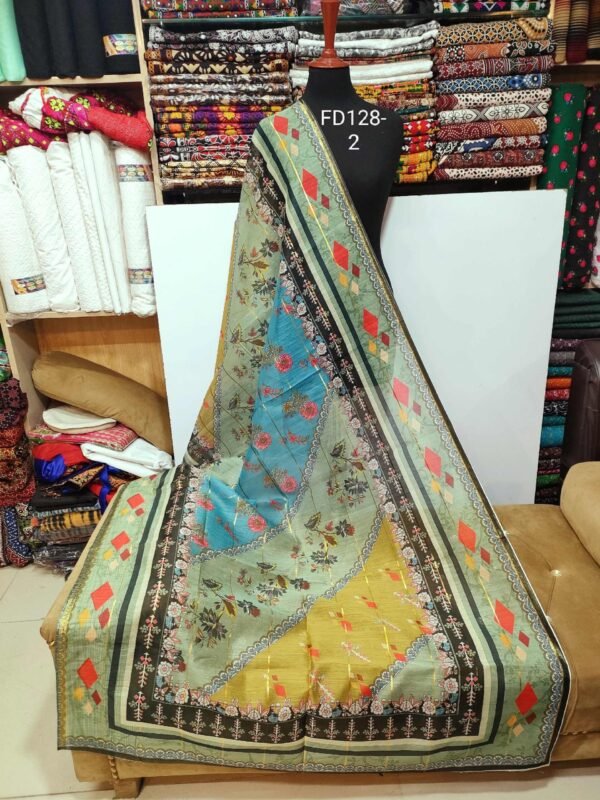 Monal Digital Printed Diamond Dupatta (Lawn Masoori)