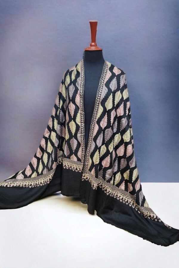 Pashmina Embroidered Shawl | Full Size Shawl - Image 4