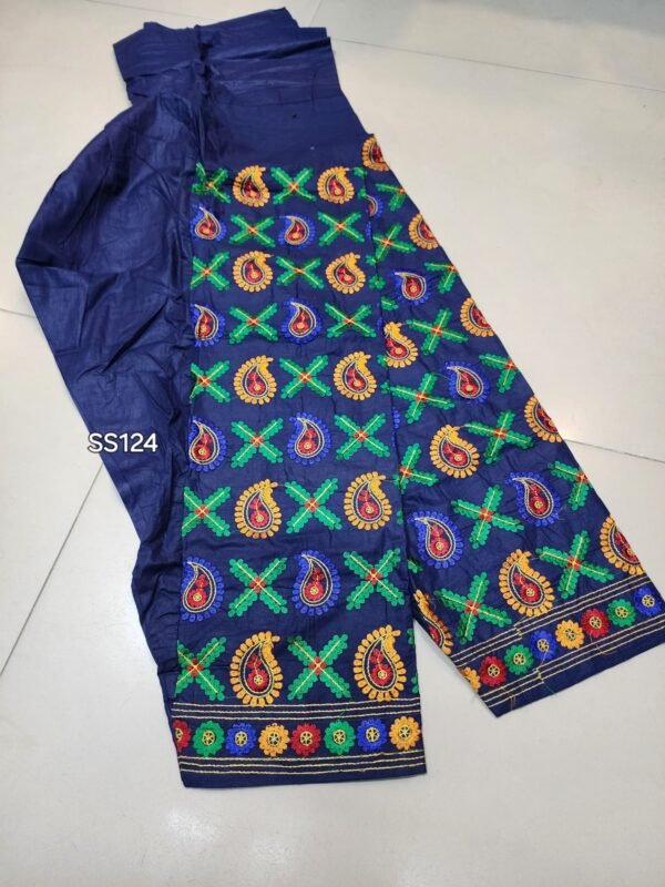 Stitched Cotton Patiala Style Embroidered Shalwar