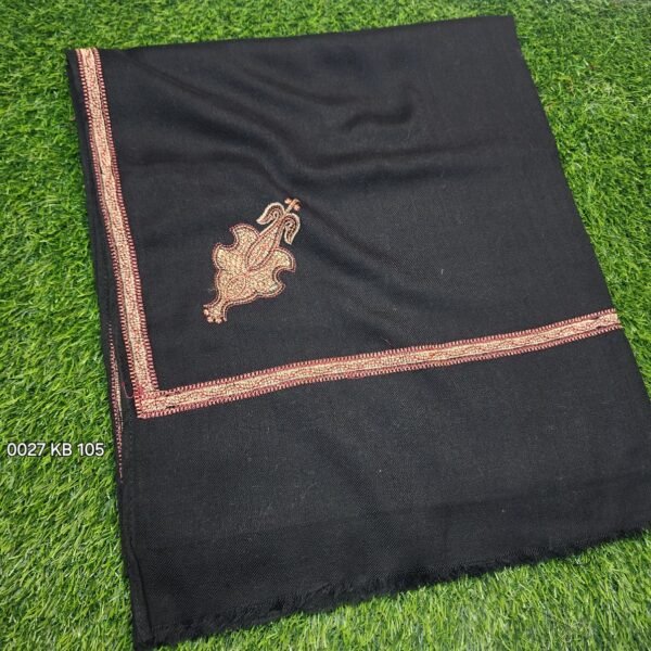 Kingri Border Embroidered Pashmina Shawl Best Selling Shawl Perfect Gift - Image 2