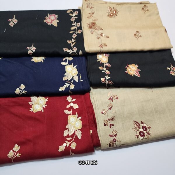 Gulabkar Border Pashmina Embroidered Shawl Perfect Gift For Her - Image 3