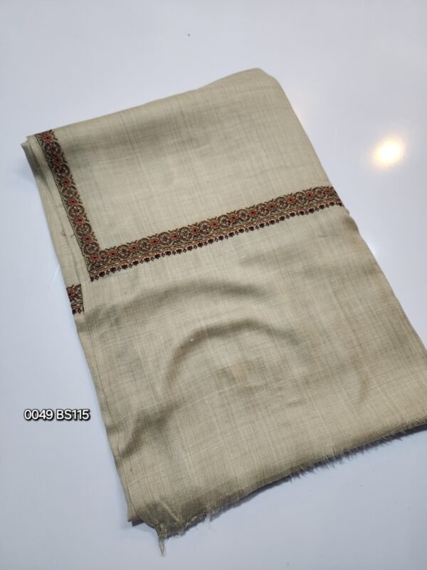 Hashia Border Embroidered Pashmina Shawl Best Selling Shawl Perfect Gift - Image 2