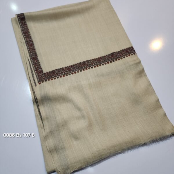 Hashia Border Embroidered Pashmina Shawl Best Selling Shawl Perfect Gift - Image 2