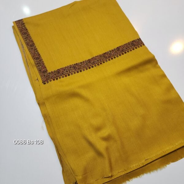 Hashia Border Embroidered Pashmina Shawl Best Selling Shawl Perfect Gift - Image 2