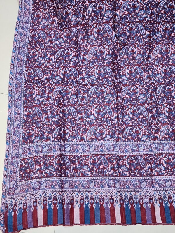 Kani Shawl Weaved Jamawar Toosh Shawl Made in Kashmir Full Size Shawl Perfect Gift - Image 9