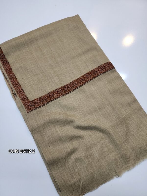 Hashia Border Embroidered Pashmina Shawl Best Selling Shawl Perfect Gift - Image 2