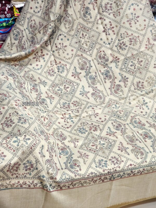 Pashmina Shawl | Hand Embroidery and Print Beautiful Shawl Perfect Gift - Image 2