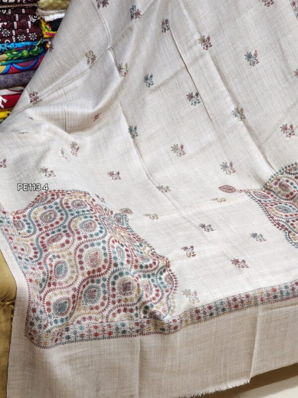 Pashmina Shawl | Hand Embroidery and Print Beautiful Shawl Perfect Gift - Image 2