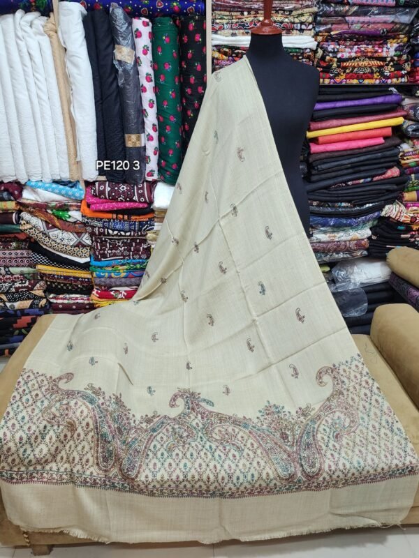 Pashmina Shawl | Hand Embroidery and Print Beautiful Shawl Perfect Gift