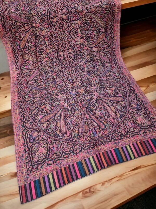 Kani Double Weaved Toosh Shawl | Figures Kani Darbar Mughal Kani Perfect Gift - Image 2