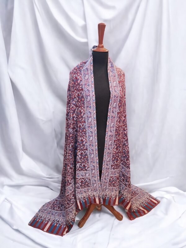 Kani Shawl Weaved Jamawar Toosh Shawl Made in Kashmir Full Size Shawl Perfect Gift - Image 6