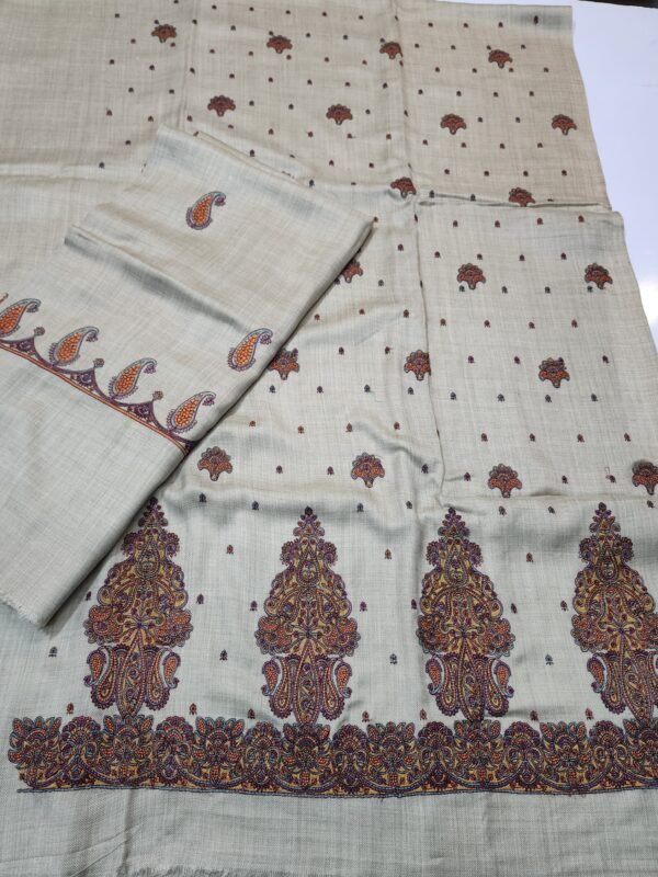 Pashmina Suit | 3 Piece Embroidered Pashmina Suit Perfect Gift for Her - Image 2